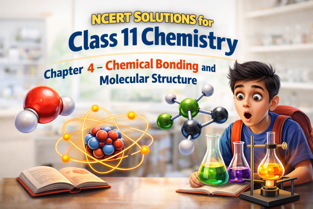 NCERT Solutions for Class 11 Chemistry Chapter 4 Chemical Bonding and Molecular Structure